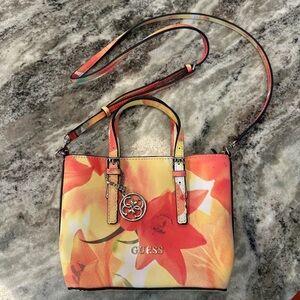 Floral Guess Crossbody Bag